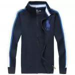 polo-ralph lauren pulls hommes 2019U chute hiver maille cardigan 3203 bleu marine